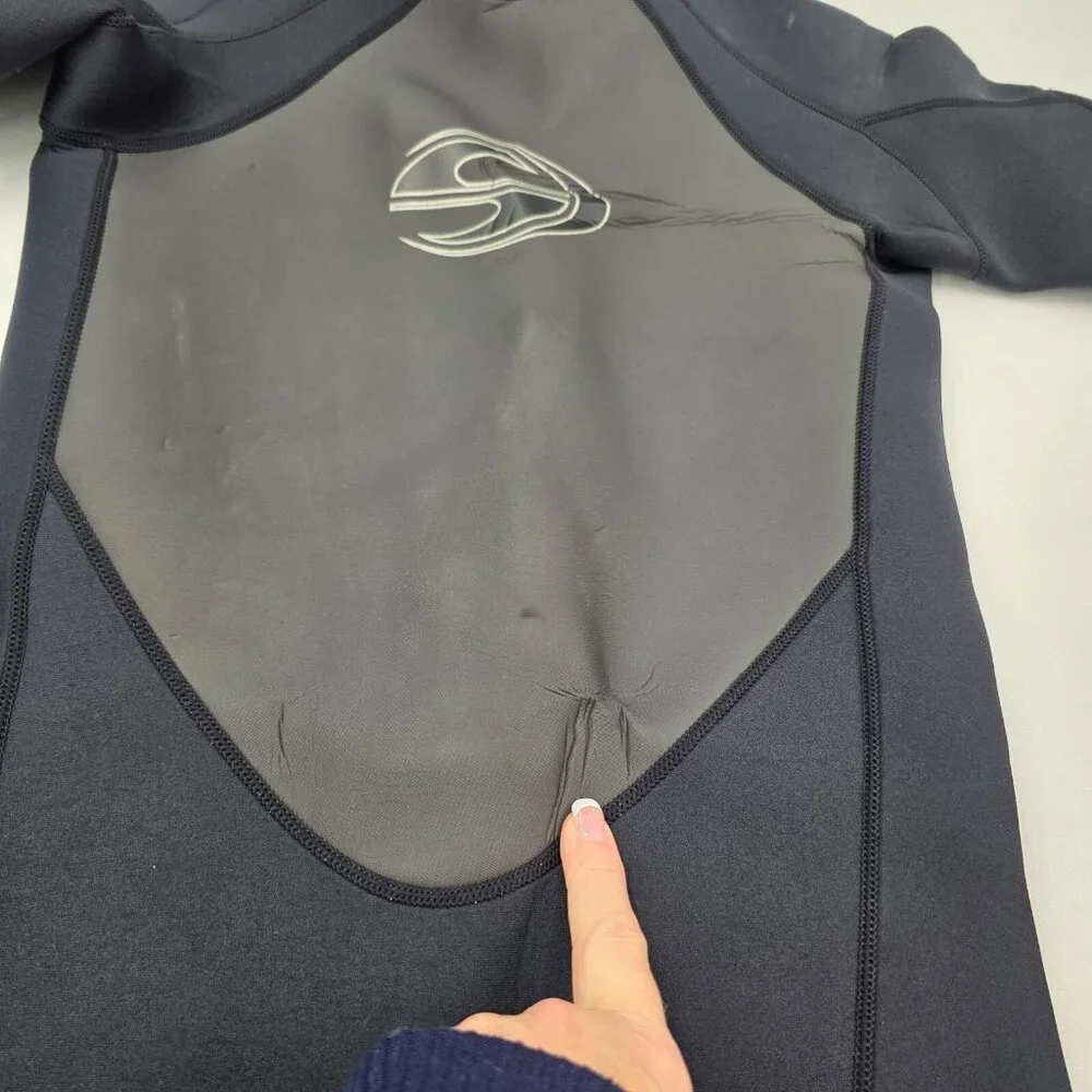 Deep See Mens S‎ Black Short Sleeve Wetsuit Neoprene Surf Swim Diving Suit